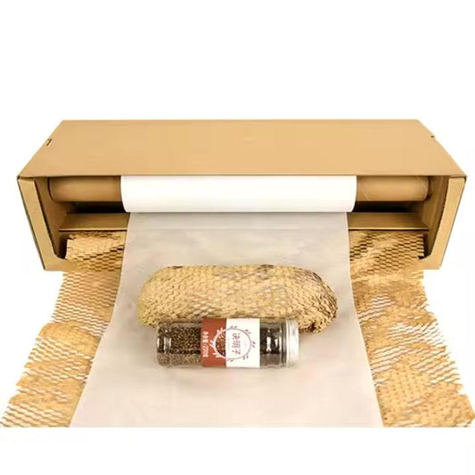 Rollo de Papel Acolchado de 51cm*50m y Papel Suave con Dispensador + Rollos Extra - 180Compostable.cl