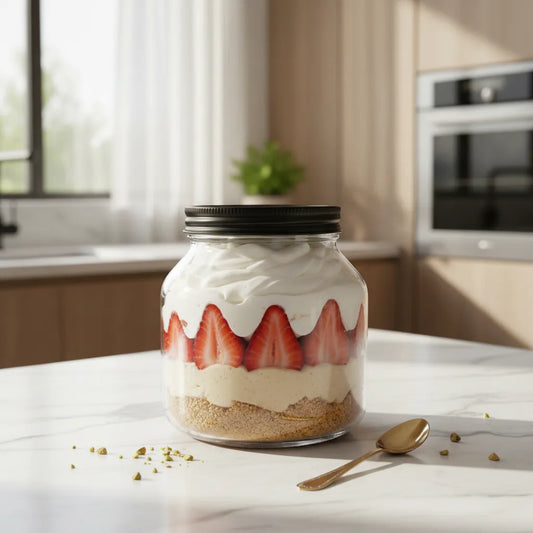 8 Frascos De Vidrio 2.28lts Con Tapa Twist Off