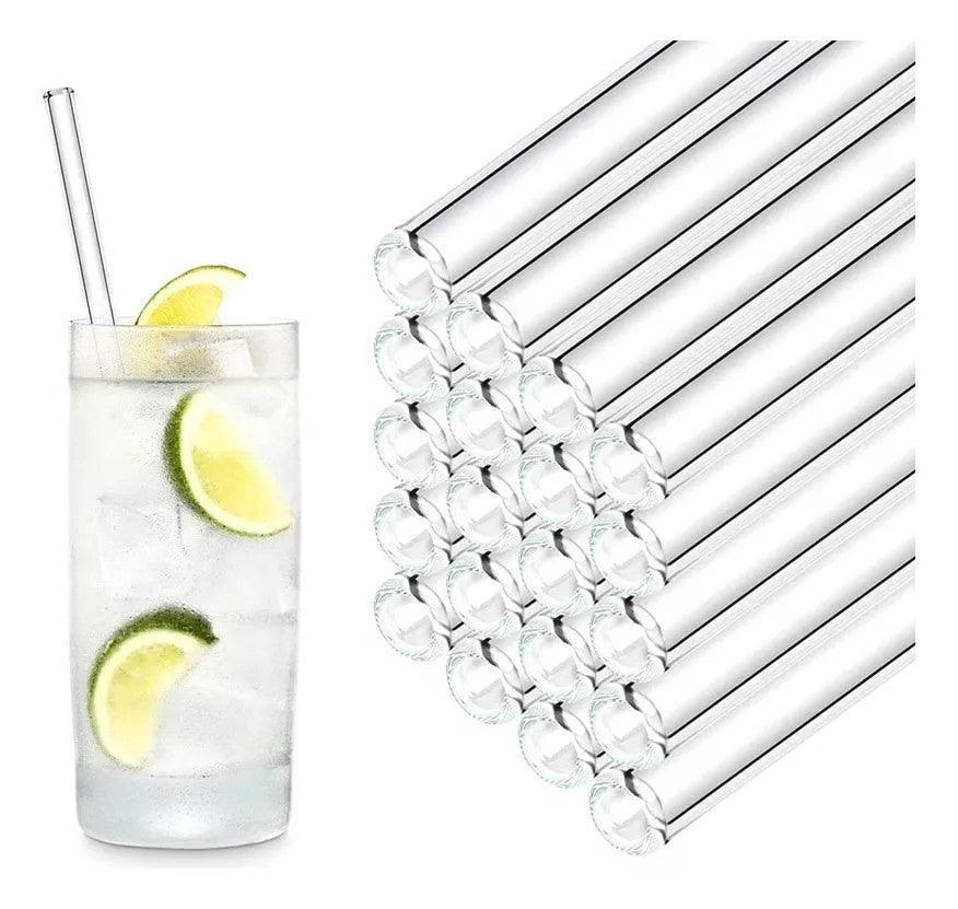 Pack de 60 Bombillas de Vidrio + 5 Cepillos - 180Compostable.cl