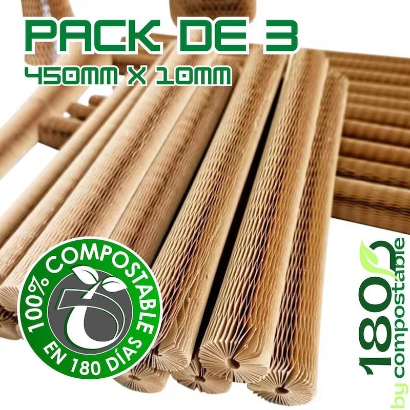 Pack de 3 Fundas de 450x10mm. Embalaje de Productos Delicados - 180Compostable.cl