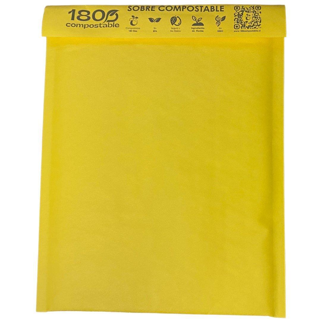 Sobre Acolchado de Papel Kraft - 180Compostable.cl