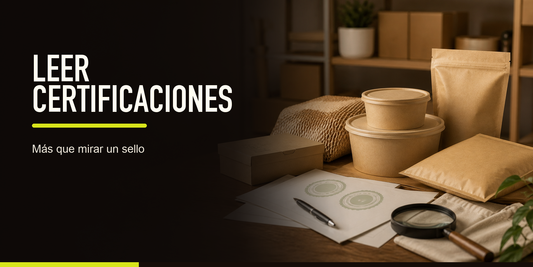Cómo leer certificaciones de compostabilidad
