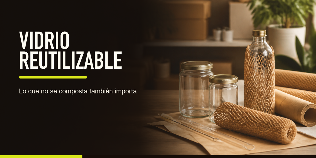 Vidrio reutilizable en una estrategia compostable: el rol de lo que no se composta