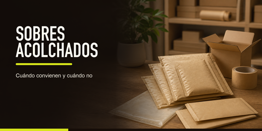 Sobres acolchados 100% papel kraft: cuando convienen y cuando no