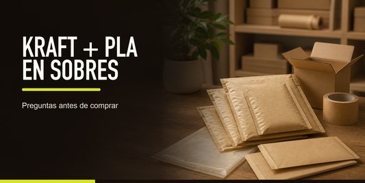 Sobres kraft con PLA: ventajas, limites y preguntas que conviene hacer al proveedor