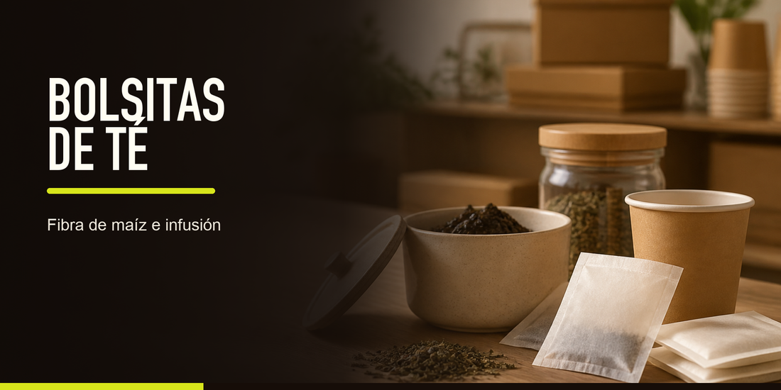 Bolsitas de té de fibra de maíz PLA: infusión, compostaje y microplasticos