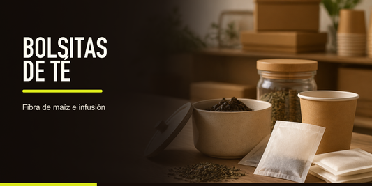 Bolsitas de té de fibra de maíz PLA: infusión, compostaje y microplasticos