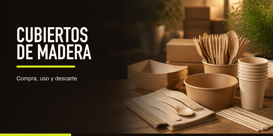 Cubiertos de madera para banquetería: criterios de compra, uso y descarte