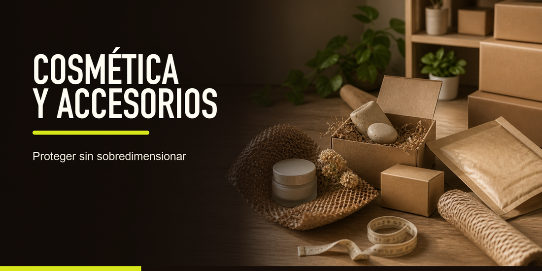 Embalajes para cosmetica y accesorios: proteger sin sobredimensionar