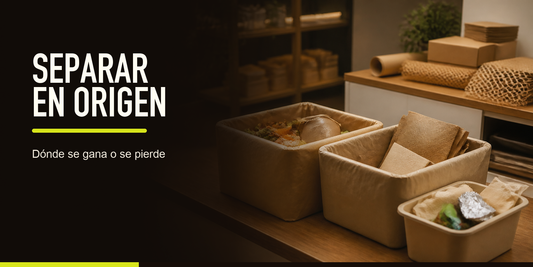 Separacion en origen para negocios: el punto donde la compostabilidad se gana o se pierde