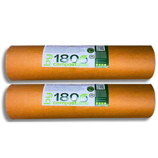 Pack de 2 Rollos Papel Kraft Panal De Abeja de 51cm*100m