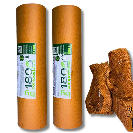 Pack de 2 Rollos Papel Kraft Panal De Abeja de 51cm*50m