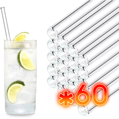 Pack de 60 Bombillas de Vidrio + 5 Cepillos - 180Compostable.cl
