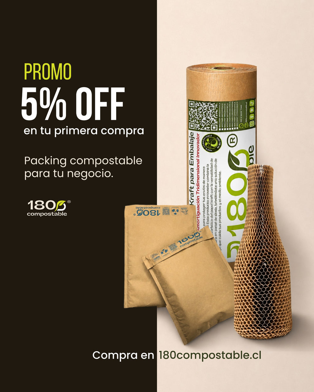 🌱 Dale un mejor comienzo al packaging de tu negocio.