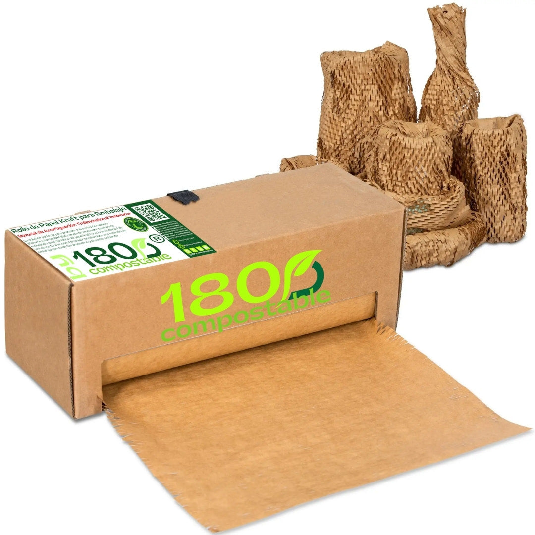 papel kraft panal de abejas para embalaje 180 compostable