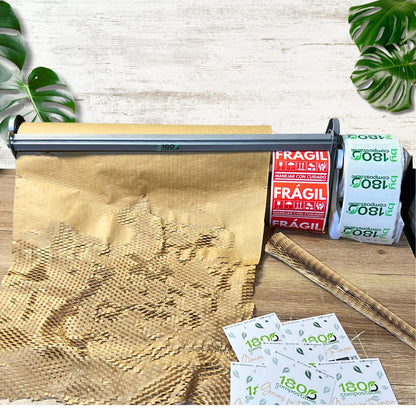 🧵 Dispensador y Cortador de Papel Kraft | Corte Preciso y Mayor Eficiencia en Tu Negocio