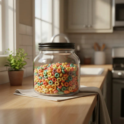 8 Frascos De Vidrio 2.28lts Con Tapa Twist Off