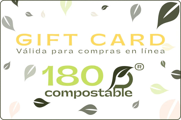 Compostable Card Gift Card Ecológica. Compras Sustentables en 180 Compostable