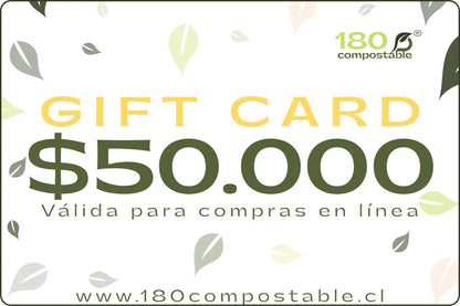 Gift Card $50.000 | 180 Compostable®