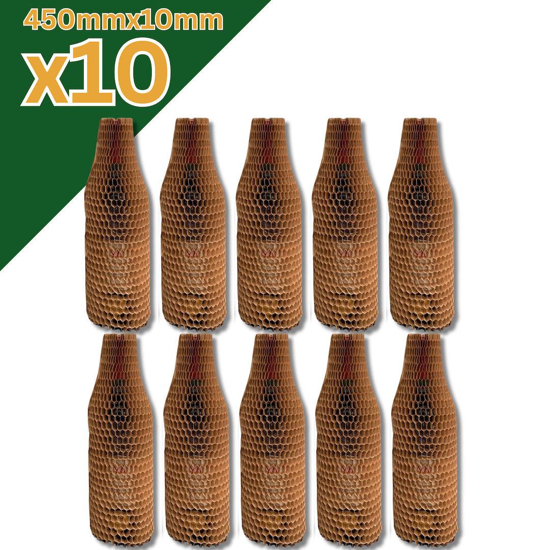 pack-10-funda-embalaje-papel-kraft-450mmX10mm - 180Compostable.cl