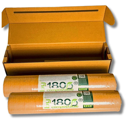 Rollo De Papel Kraft Panal 51cm*50m Con Caja Dispensadora + Rollo Extra - 180Compostable.cl