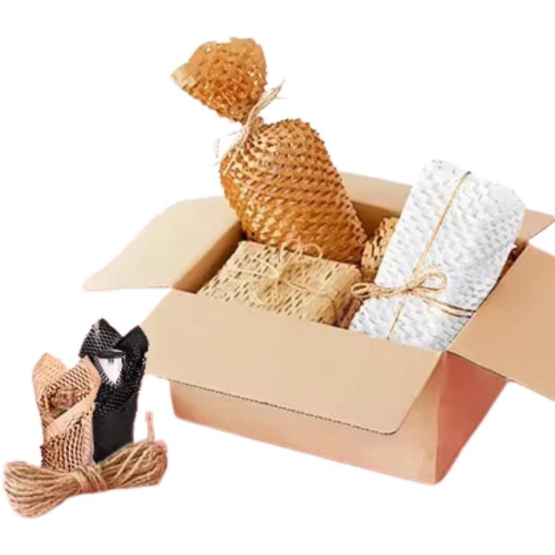 Pack de 2 Rollos Papel Kraft Panal De Abeja de 51cm*100m - 180Compostable.cl