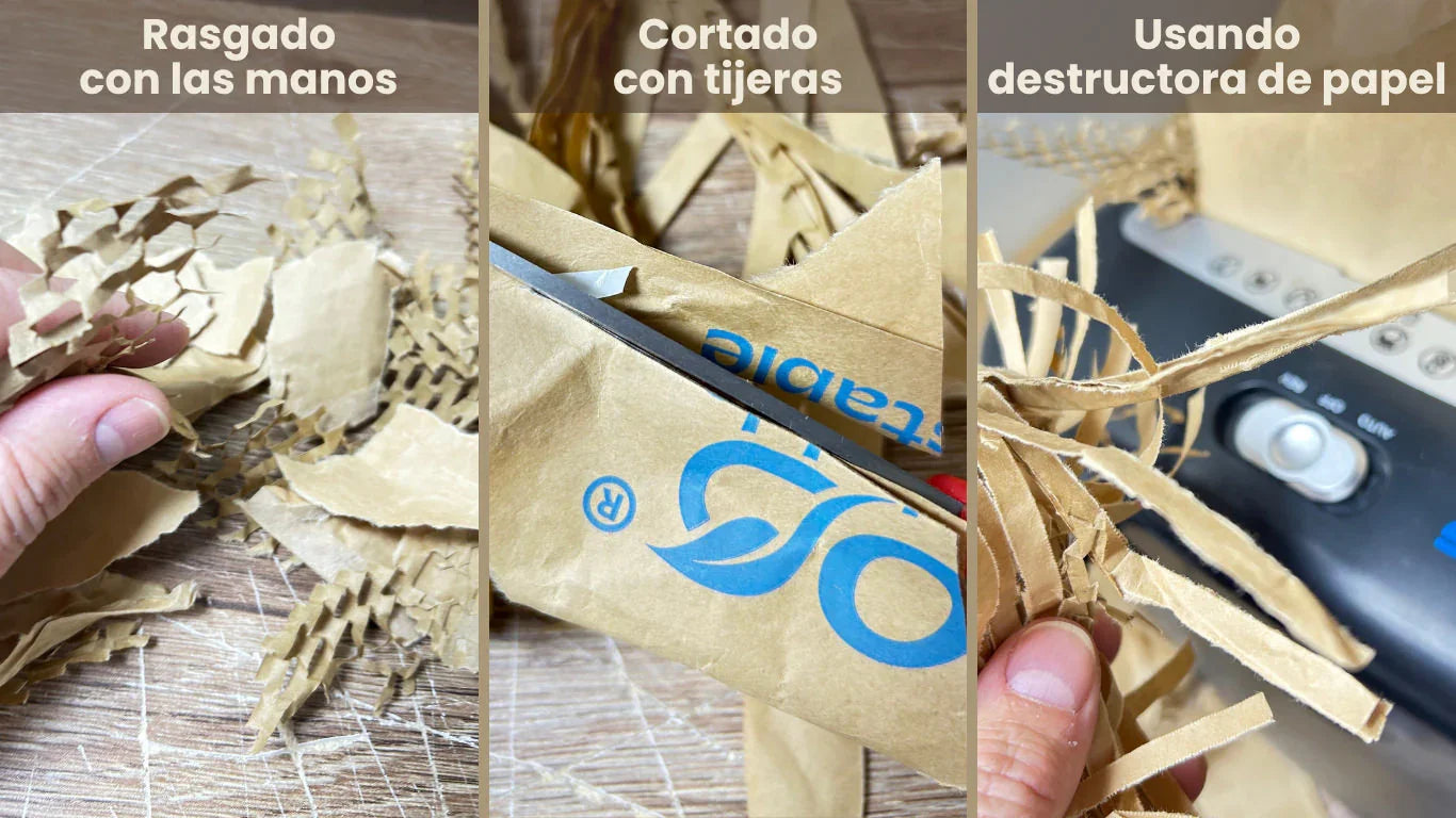 Corta o troza el sobre