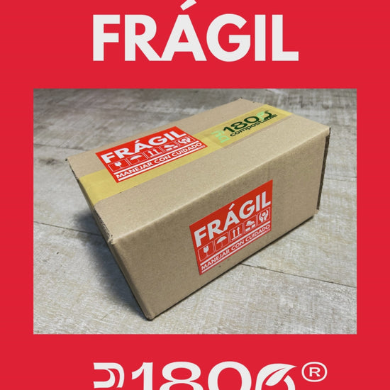 Rollo de 250 Etiquetas Frágil de 102mm x 76mm