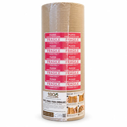 Rollo de papel kraft panal 50 cm x 250 m 180 Compostable