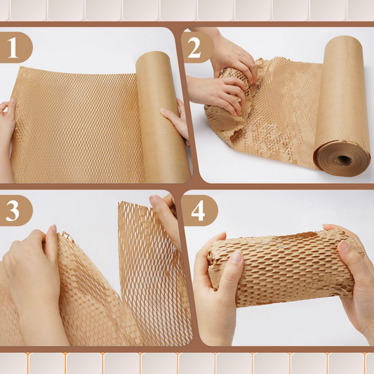 Rollo de Papel Kraft Acolchado de 51cm x 50m