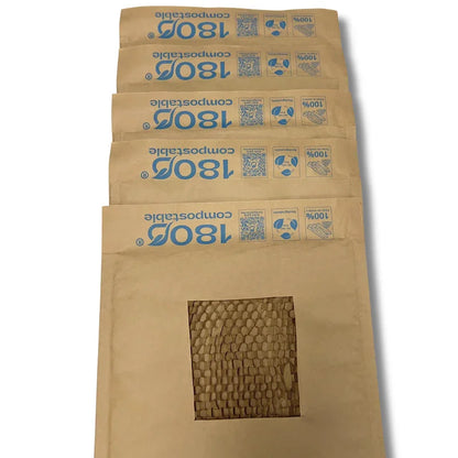 Pack de 200 Sobres Acolchado de 20x25+4,5 cm, 100% de Papel Kraft